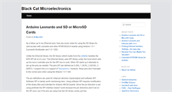 Desktop Screenshot of blackcatmicro.net