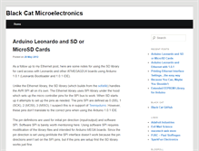 Tablet Screenshot of blackcatmicro.net